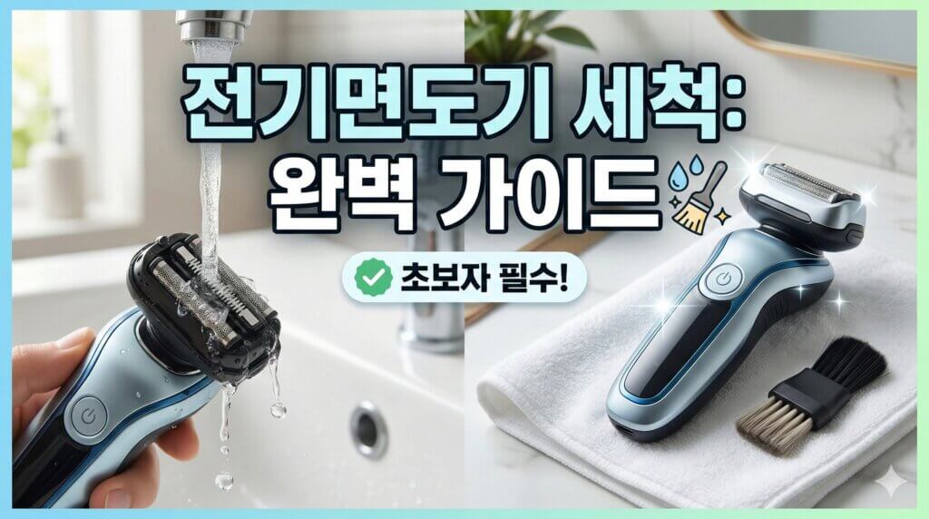 전기면도기 세척: 완벽 가이드 1 전기면도기 세척